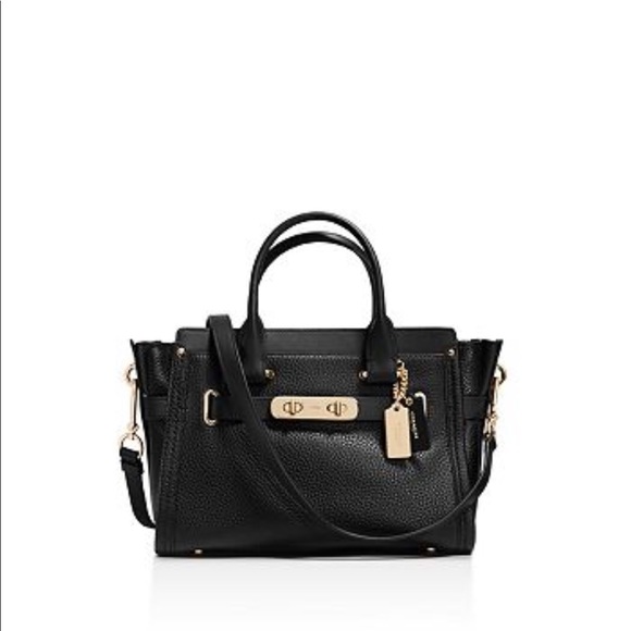 Coach Swagger 27 Pepple leather Satchel